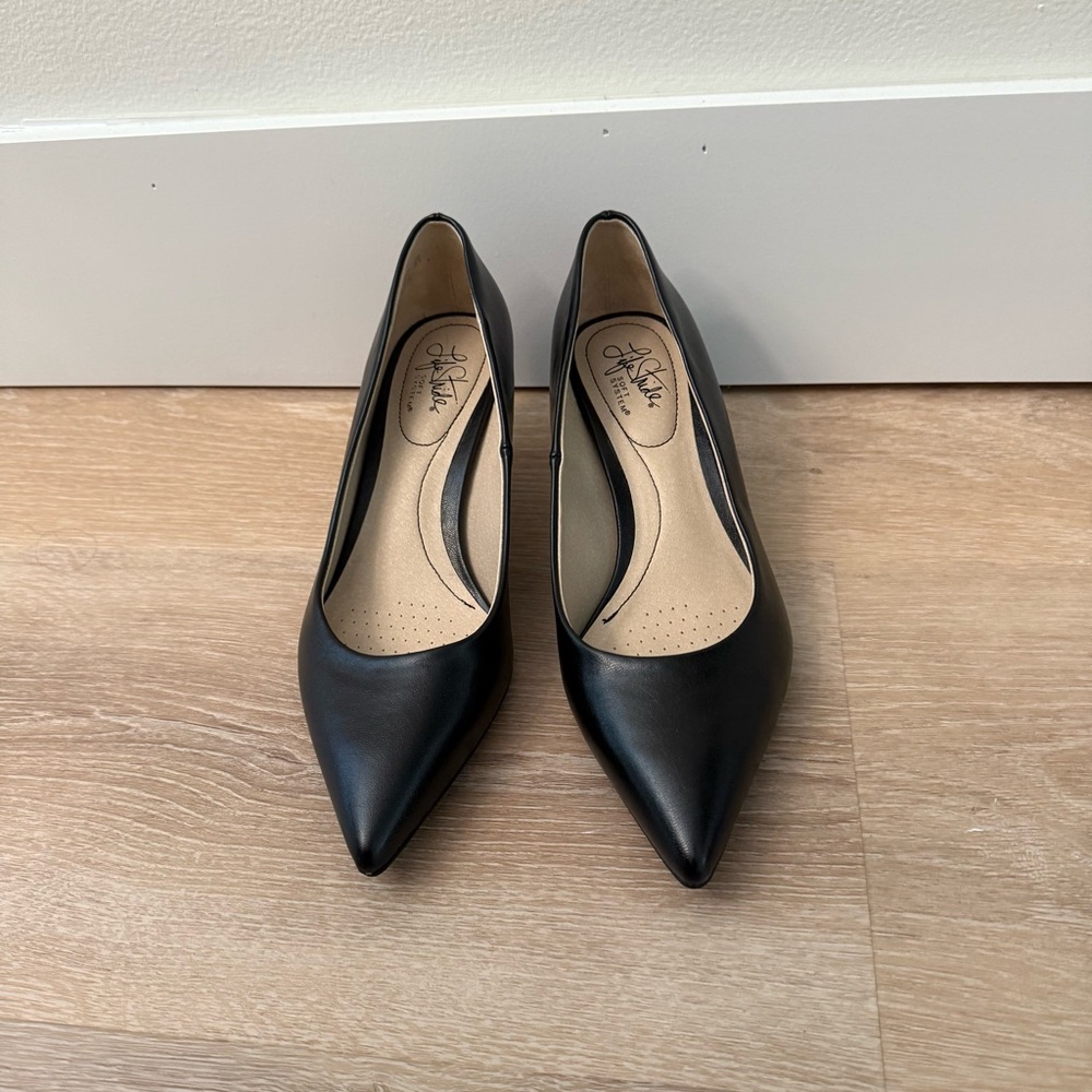 Life Stride Soft System Sevyn Pump Pointed Toe Black Sz 8.5 Work Business Casual - Picture 7 of 8
